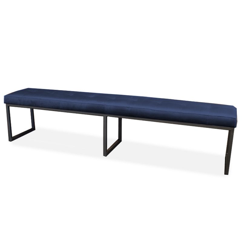 Eetkamerbank - Atlanta - stof Element blauw 13 - 160 cm