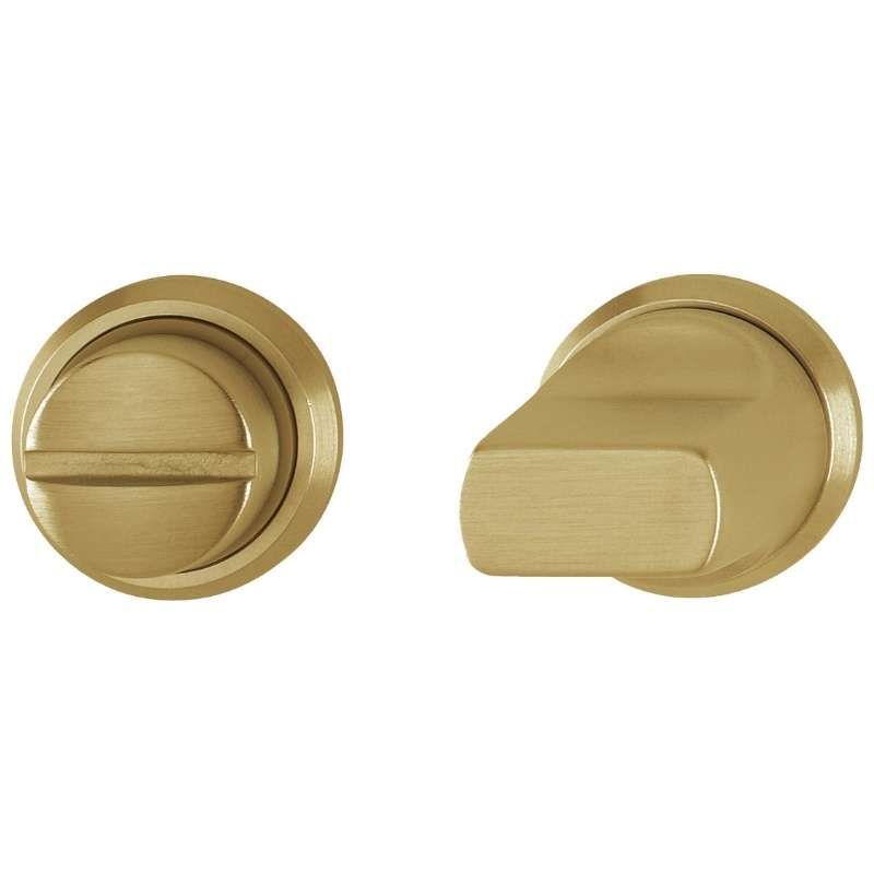 Deurbeslag - Nero - Toilet vrij-bezet - Goud