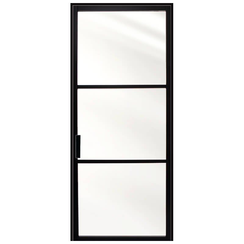 Binnendeur kozijn combinatie - Nero Industriale - Milano - Zwart gepoedercoat aluminium