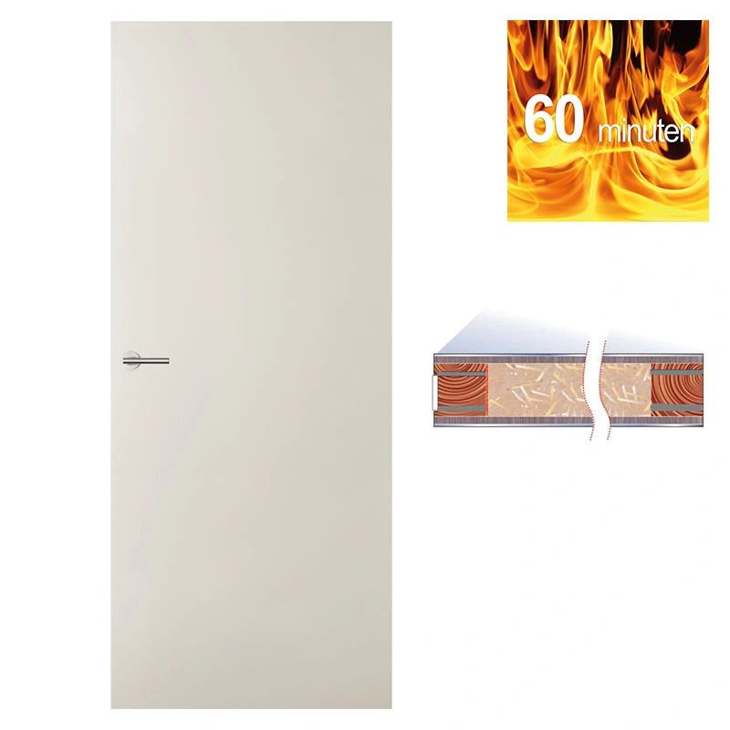 Boarddeur dicht 60-minuten brandwerend NEN6069 - Stomp - Hoogwaardig voorgelakt wit
