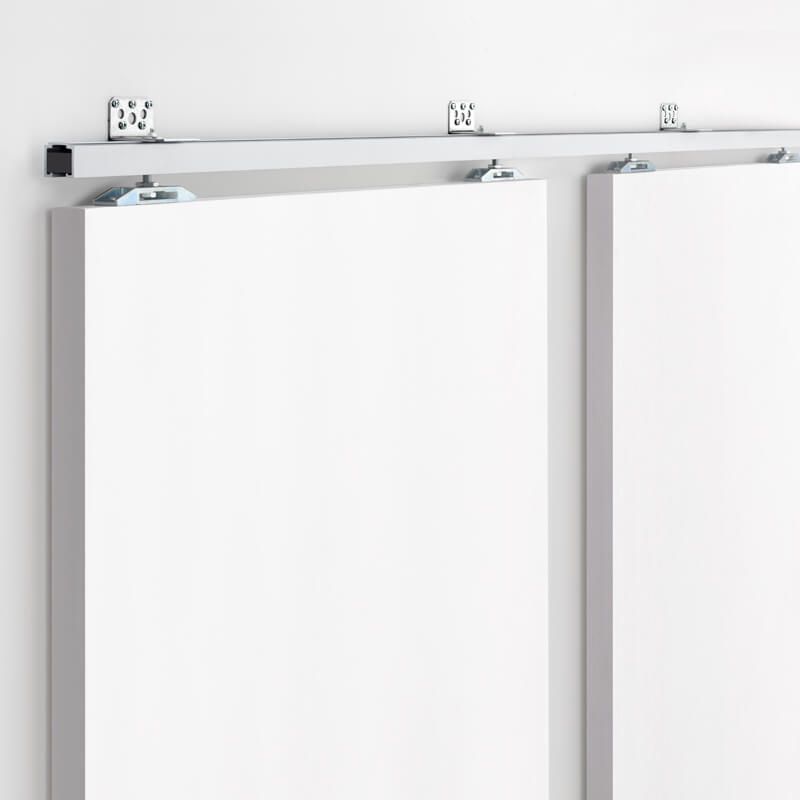 Schuifdeursysteem voor dubbele binnendeur - Swipe 400 (80kg per deur)