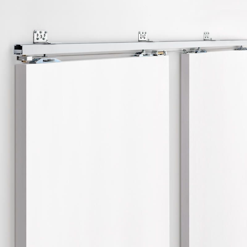 Synchroom schuifdeursysteem voor dubbele binnendeur - Swipe 400 S (80kg per deur)