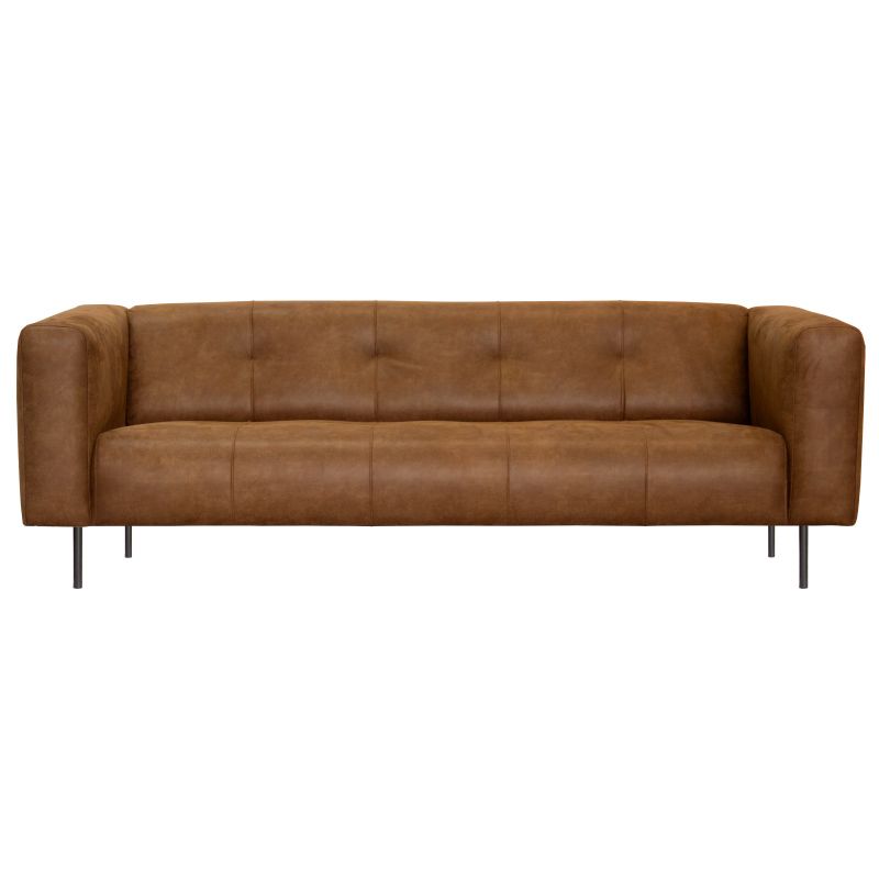 2 zitsbank - Almada - leer Bull cognac 28