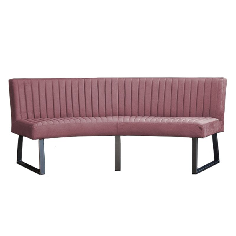 Eetkamerbank - Hengelo - stof Element roze 10 - geschikt voor ovale tafel 200 cm