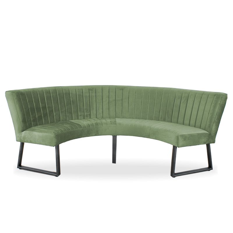 Eetkamerbank - Hengelo - stof Element lichtgroen 11 - geschikt voor tafel 130 cm