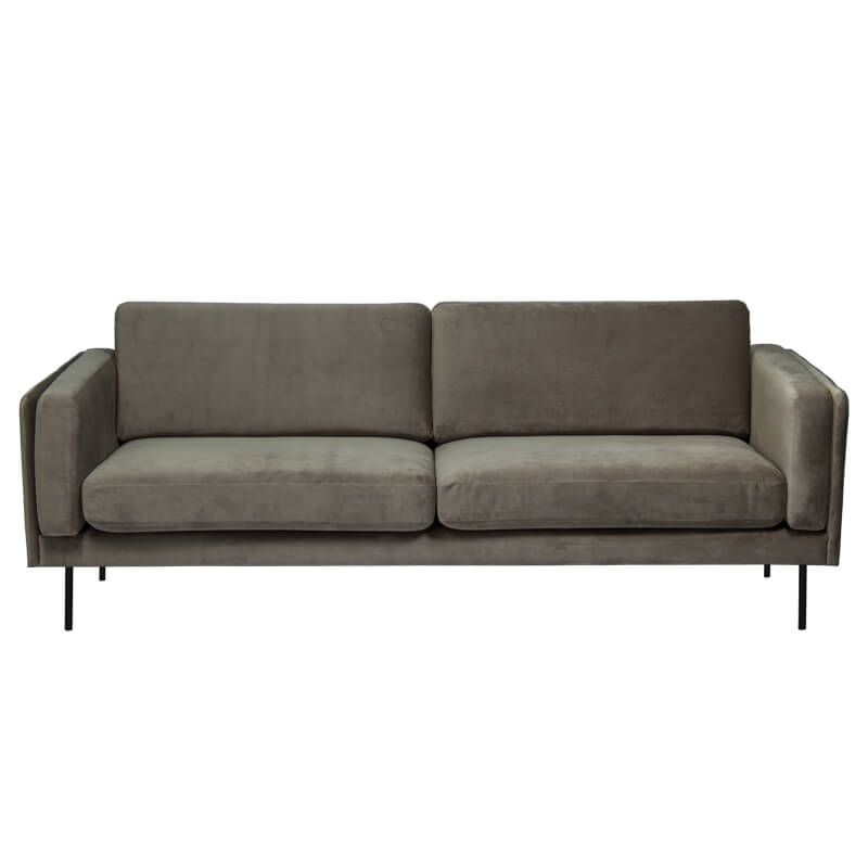 2,5 zitsbank - Bossa - velours Juke taupe 12