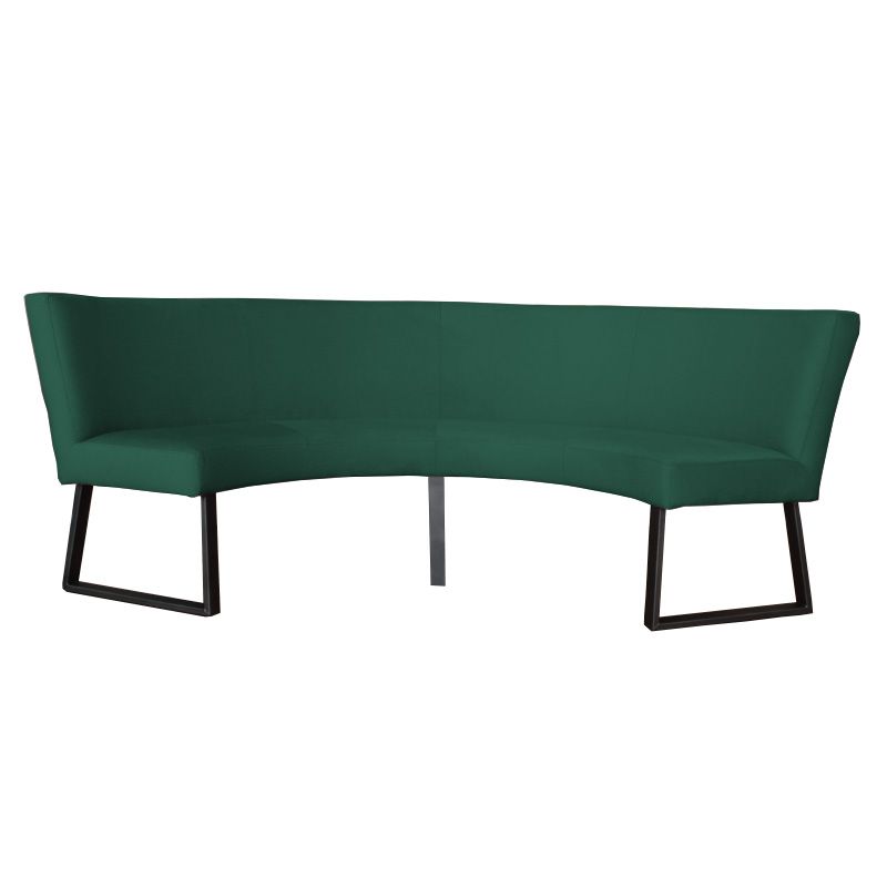Eetkamerbank - Rotterdam - stof Element bosgroen 20 - geschikt voor tafel 150 cm