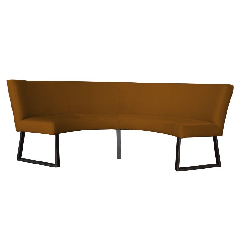 Eetkamerbank - Rotterdam - stof Element bruin 07 - geschikt voor tafel 130 cm