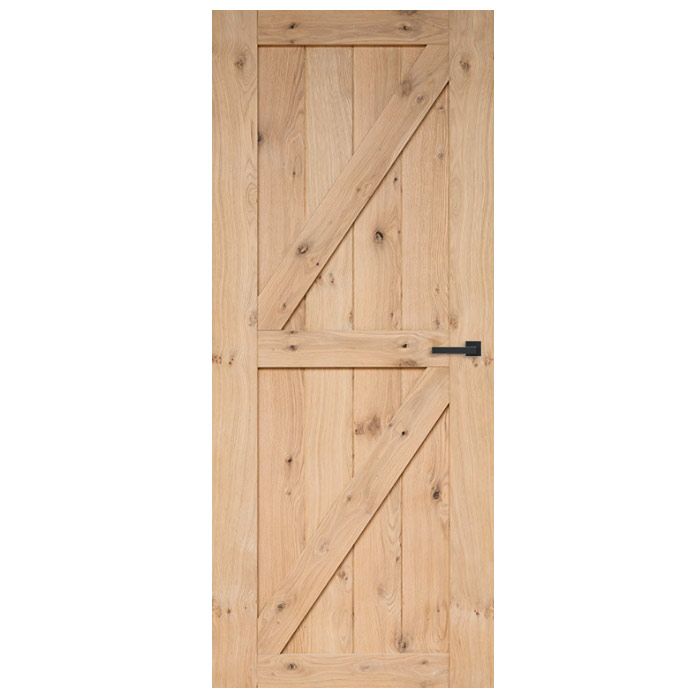 Binnendeur - Cabana Roble - Dos rechts - onbehandeld eiken toplaag