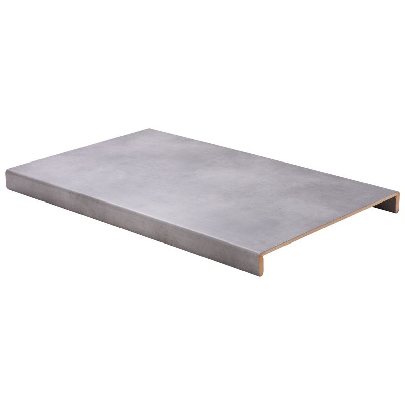 Overzettreden met neus (2 stuks) - PVC toplaag - Kiezel - 100 x 60 cm