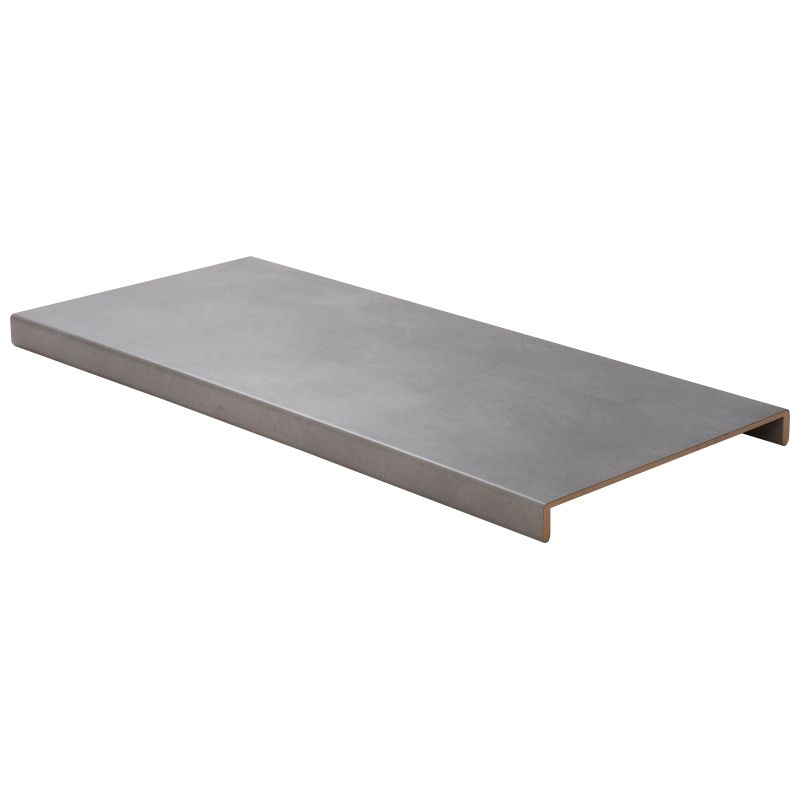 Overzettreden met neus (2 stuks) - PVC toplaag - Basalt - 100 x 60 cm