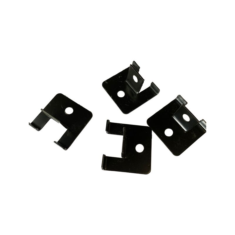 Begin- en eindclip RVS zwart incl schroeven (25 stuks)