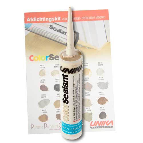 Afdichtingskit (310 ml) - Voor hout/laminaat - Wit Eiken/Beige