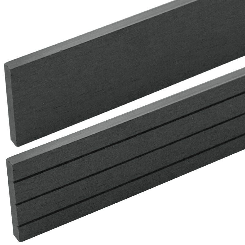 Randafwerking composiet antraciet 5,9 cm hoog (3 mtr)