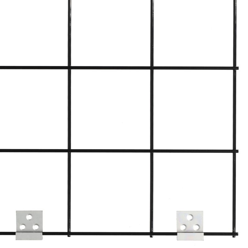 Afstandhouder voor draadmat - Blank aluminium - 32 x 35 mm