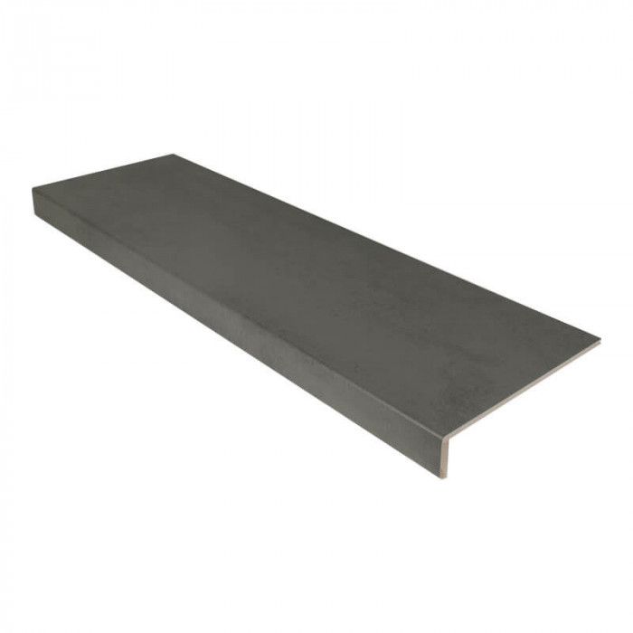 Overzettrede met neus - Laminaat - Betonlook Dark Grey Stone