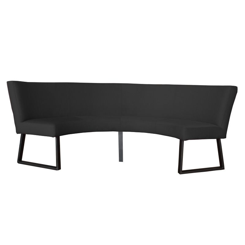 Eetkamerbank - Rotterdam - stof Element donkergrijs 22 - geschikt voor tafel 150 cm