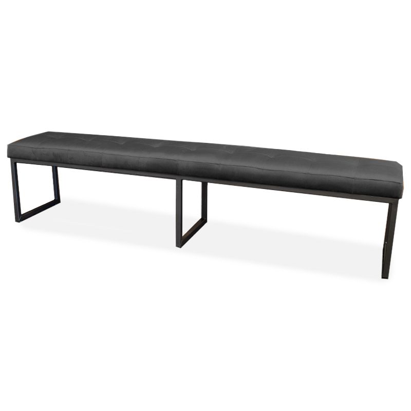 Eetkamerbank - Atlanta - stof Element antraciet 01 - 160 cm