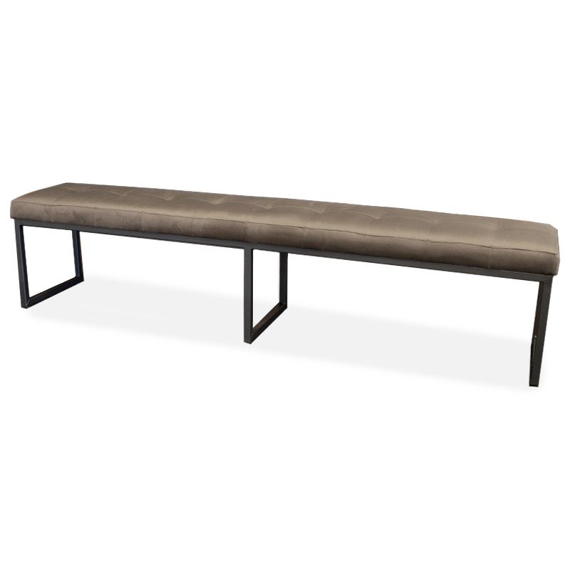 Eetkamerbank - Atlanta - stof Element grijsbruin 05 - 200 cm
