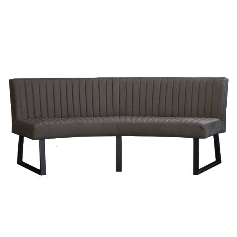 Eetkamerbank - Hengelo - stof Element antraciet 01 - geschikt voor ovale tafel 240 cm