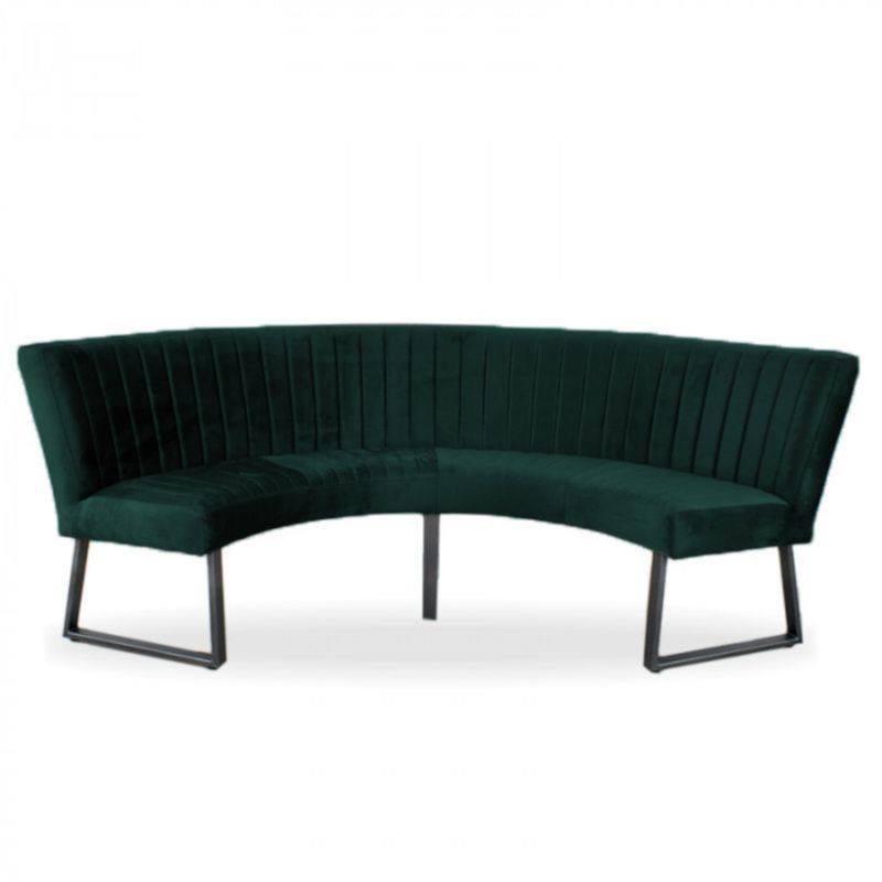 Eetkamerbank - Hengelo - stof Element groen 12 - geschikt voor tafel 150 cm