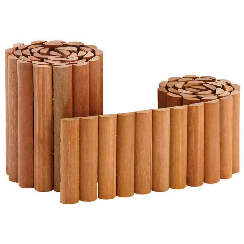 Rolborder hardhout bankirai (180 x 20 cm)