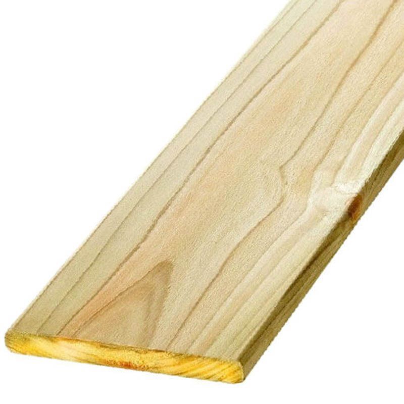 Schuttingplank vuren 1,6 x 14,2 cm groen geïmpregneerd (360 cm) geschaafd