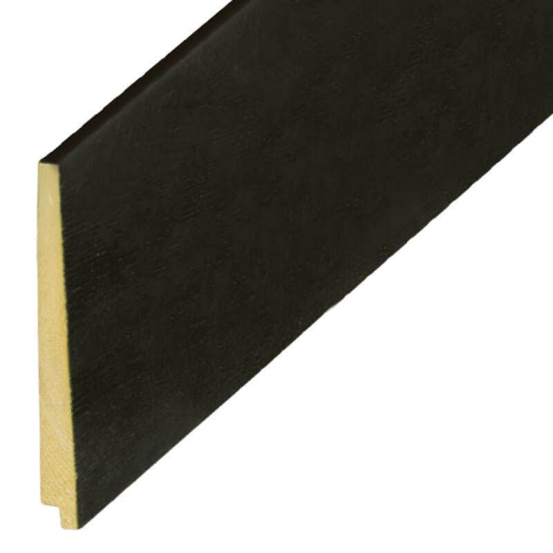 Zweeds rabat Vuren 1,4/2,8 x 18,1/19,5 cm zwart geïmpregneerd geschaafd