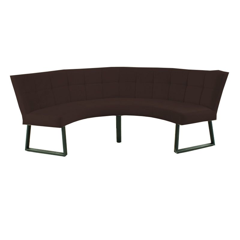 Eetkamerbank - Amsterdam - stof Element antraciet 02 - geschikt voor tafel 130 cm