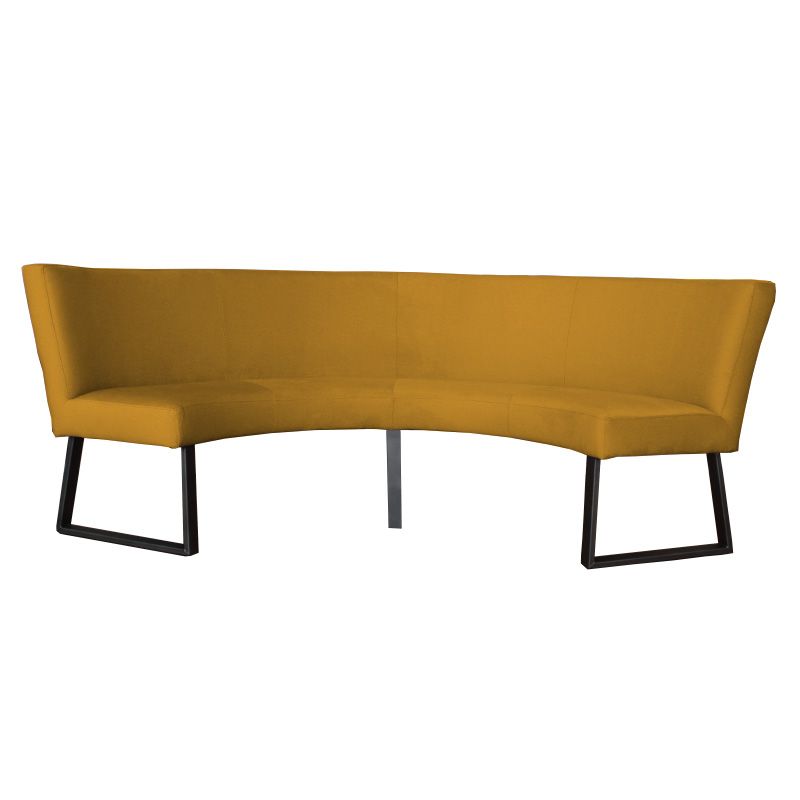 Eetkamerbank - Rotterdam - stof Element goud 08 - geschikt voor tafel 130 cm