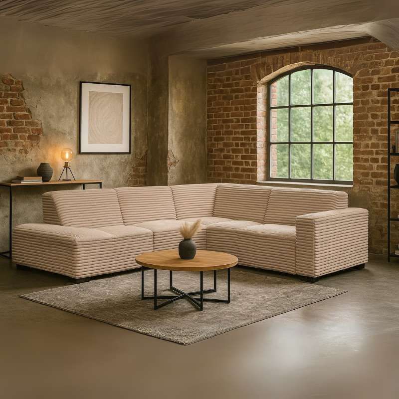 Hoekbank Graz open eind links - Ambience 4 - 2,10 x 2,70 mtr breed