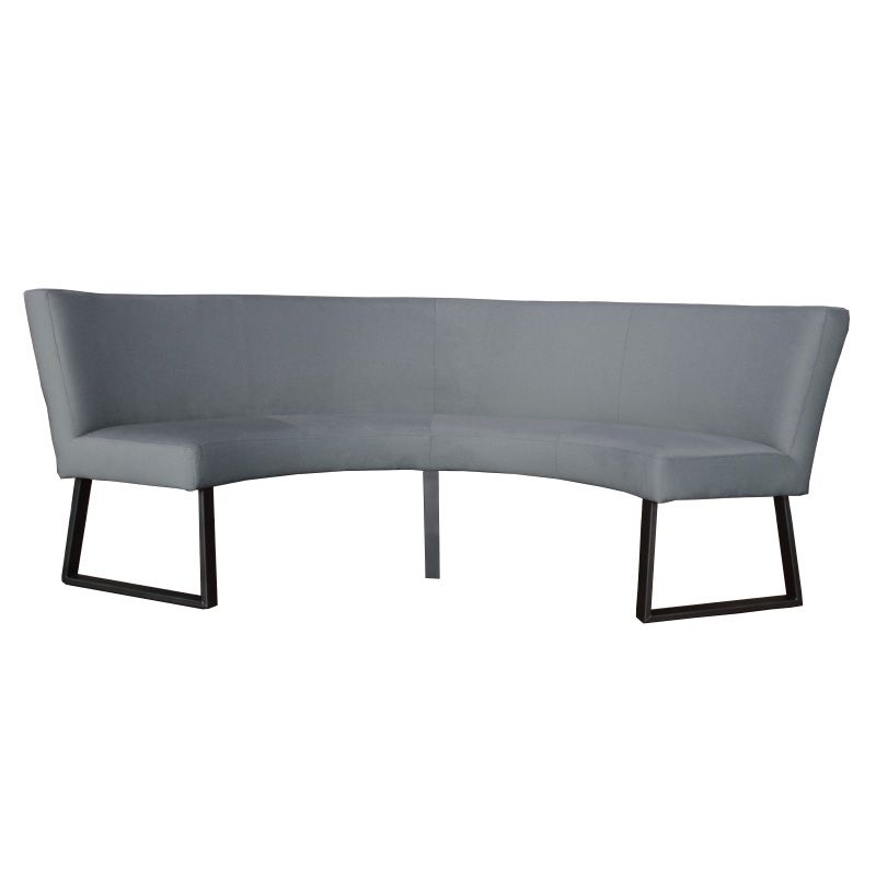 Eetkamerbank - Rotterdam - stof Element grijs 03 - geschikt voor tafel 130 cm