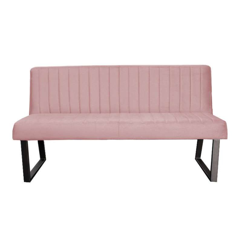 Eetkamerbank - Hengelo - stof Element lichtroze - 140 cm