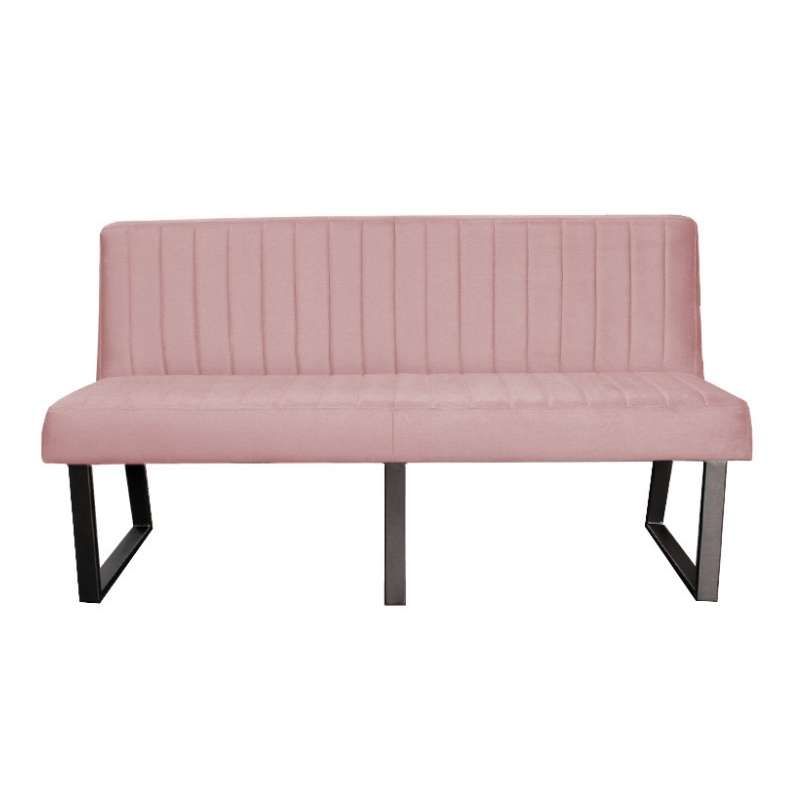 Eetkamerbank - Hengelo - stof Element lichtroze - 160 cm