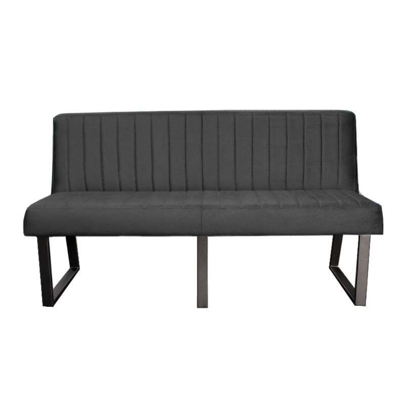 Eetkamerbank - Hengelo - stof Element donkergrijs 22 - 220 cm