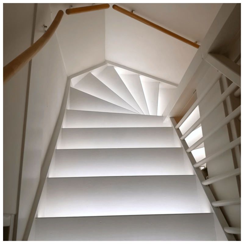 Trapverlichting LED-strip compleet 130 cm - Set tbv 15 treden - Helder wit