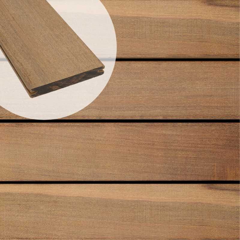 Vlonderplank hardhout Ipé 2,0 x 13,0 cm (3,05 mtr) geschaafd voor clips
