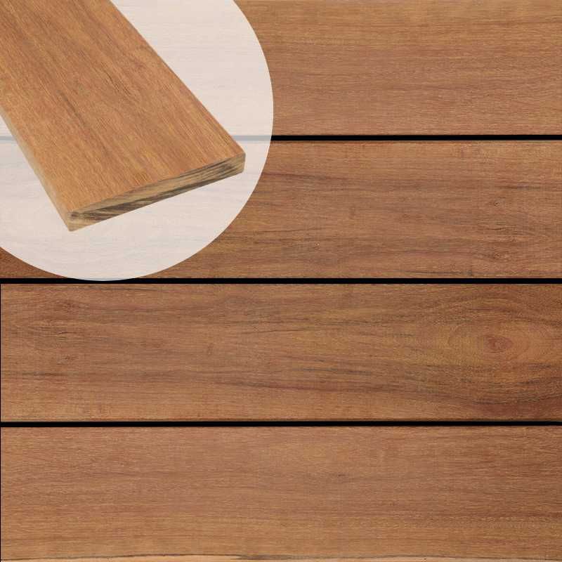 Vlonderplank hardhout Ipé 2,1 x 14,5 cm (2,75 mtr) geschaafd