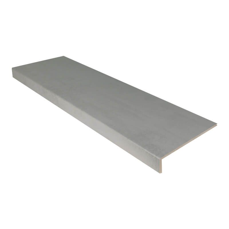 Overzettrede met neus - Laminaat - Betonlook Light Grey Stone - 130 x 38 cm