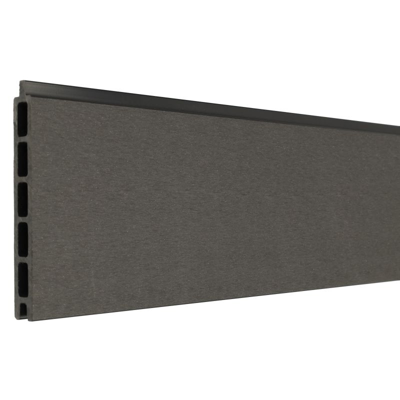 Mix & Match lamel - composiet - antraciet - 180 x 14 cm (2 stuks)