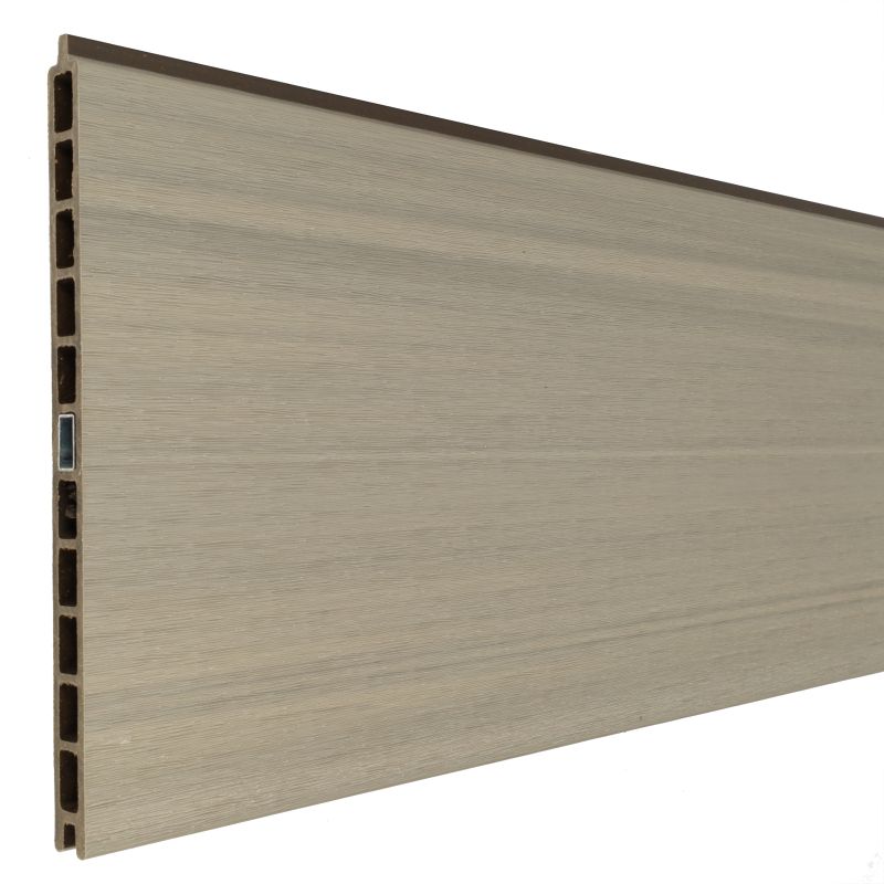 Zelfbouw set composiet co-extrusie Como vergrijsd bruin / Schilf (180 x 90 cm)
