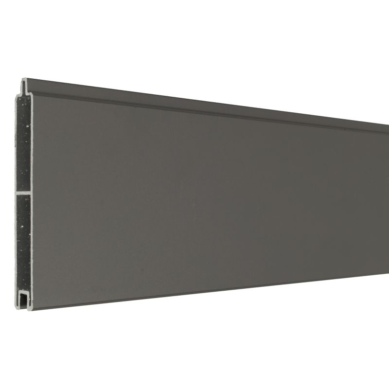 Mix & Match zelfbouw - lamel aluminium - antraciet gepoedercoat - 180 x 14 cm (2 stuks)