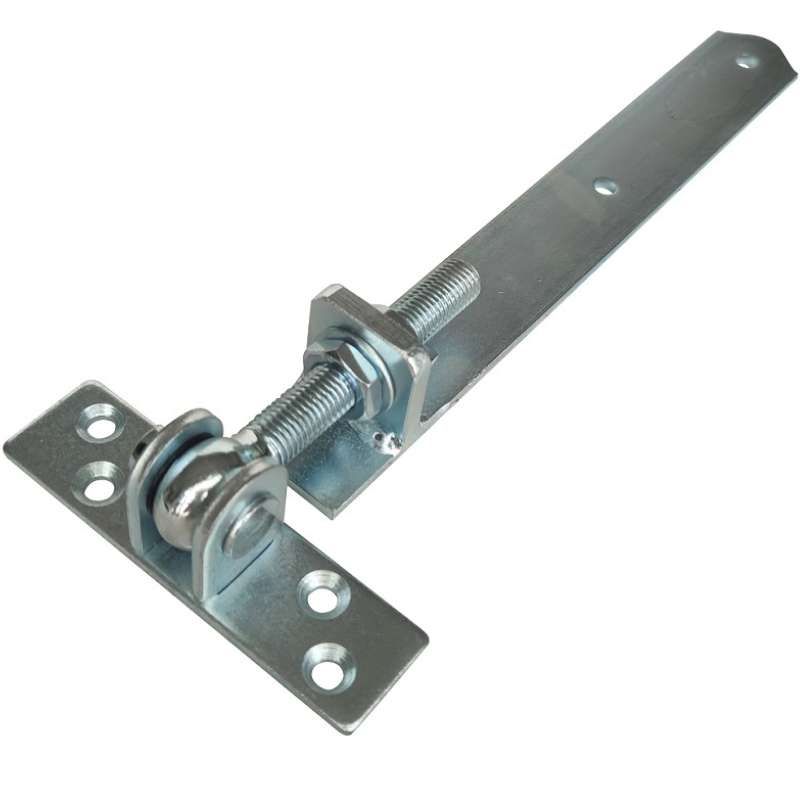 Verstelbare poortbeslag - Galvanisch verzinkt - 30 cm