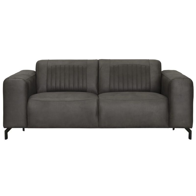 3 zitsbank - Bolero - leer Kentucky antraciet 01