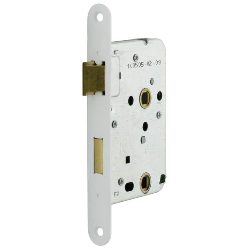 Binnendeurslot wit - vrij-bezetslot model 1264
