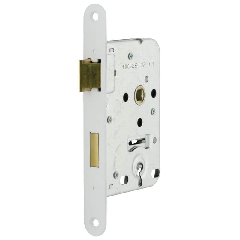 Binnendeurslot wit - dag-nachtslot model 1266