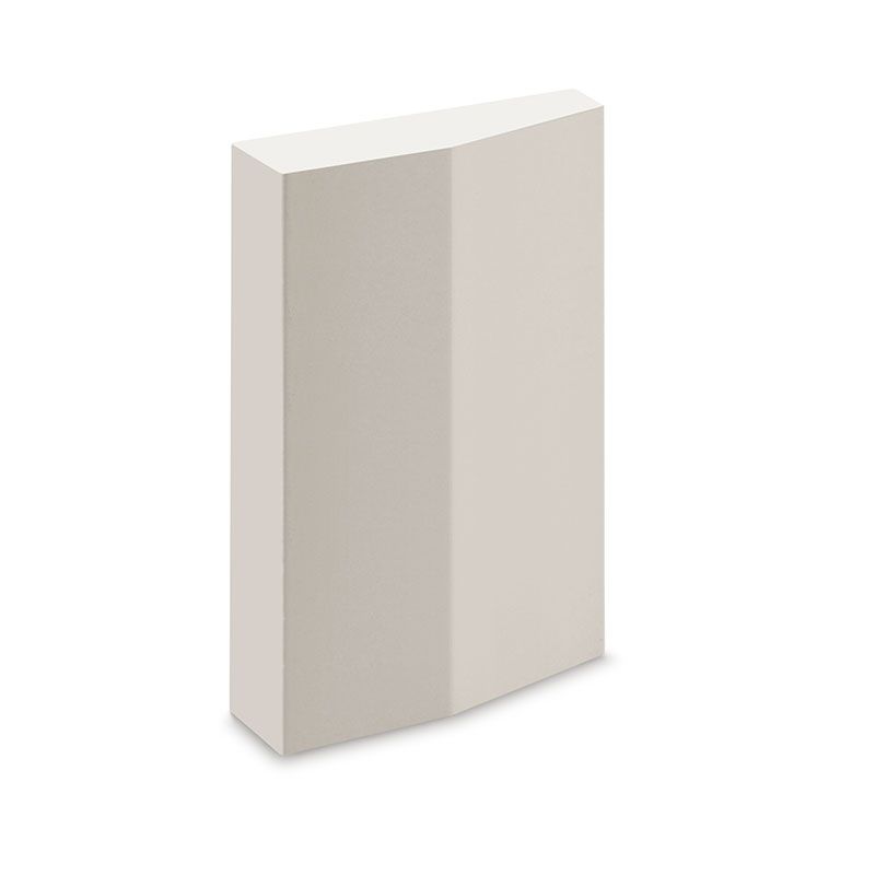 Deurlijst neut Holland wit gegrond (13 x 8,4 x 2,3 cm)