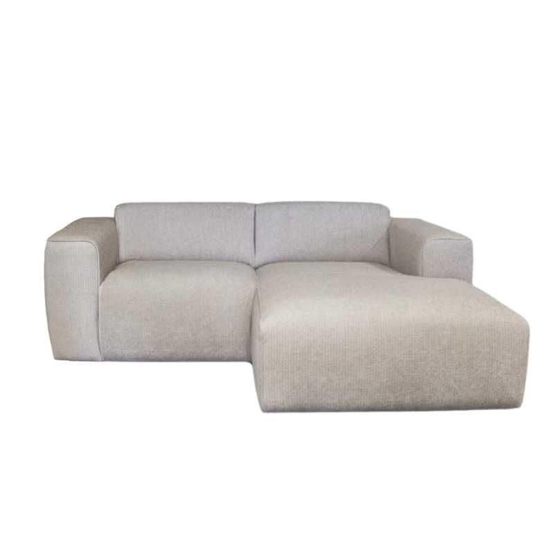 2 zitsbank met lounge rechts Sintra - stof Rackham beige 05 - 204 cm