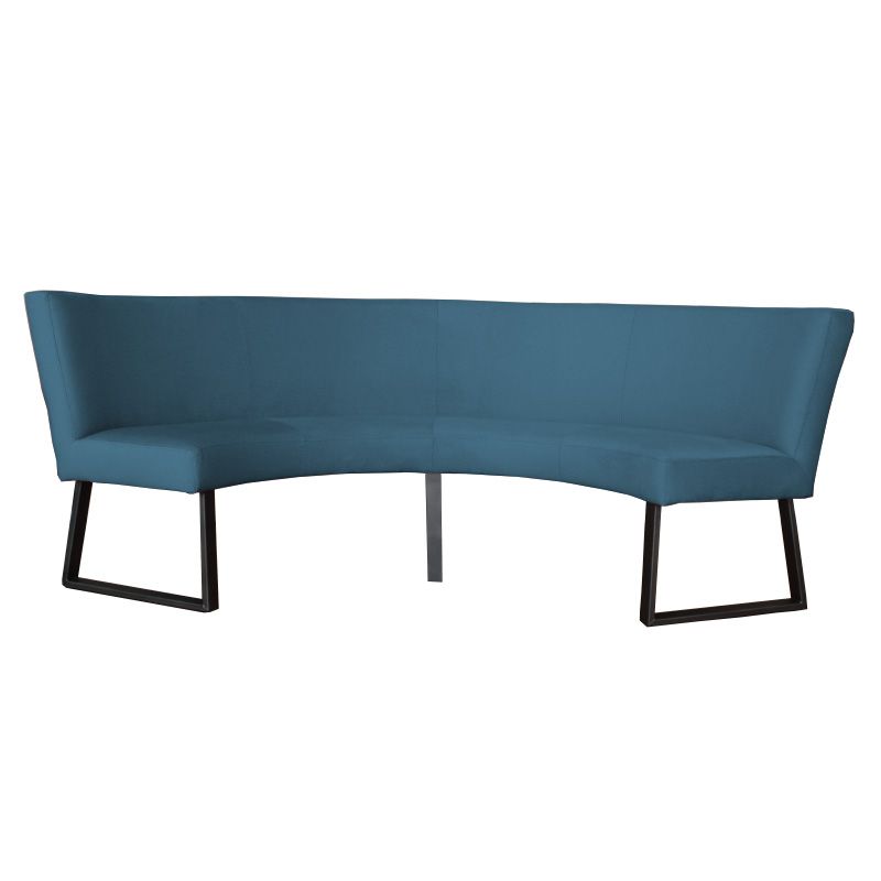 Eetkamerbank - Rotterdam - stof Element petrol 14 - geschikt voor tafel 130 cm