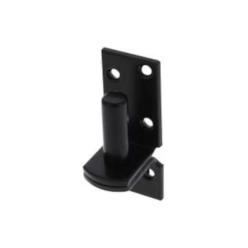 Plaatduim 16 mm - Zwart gepoedercoat - 100 x 40 mm